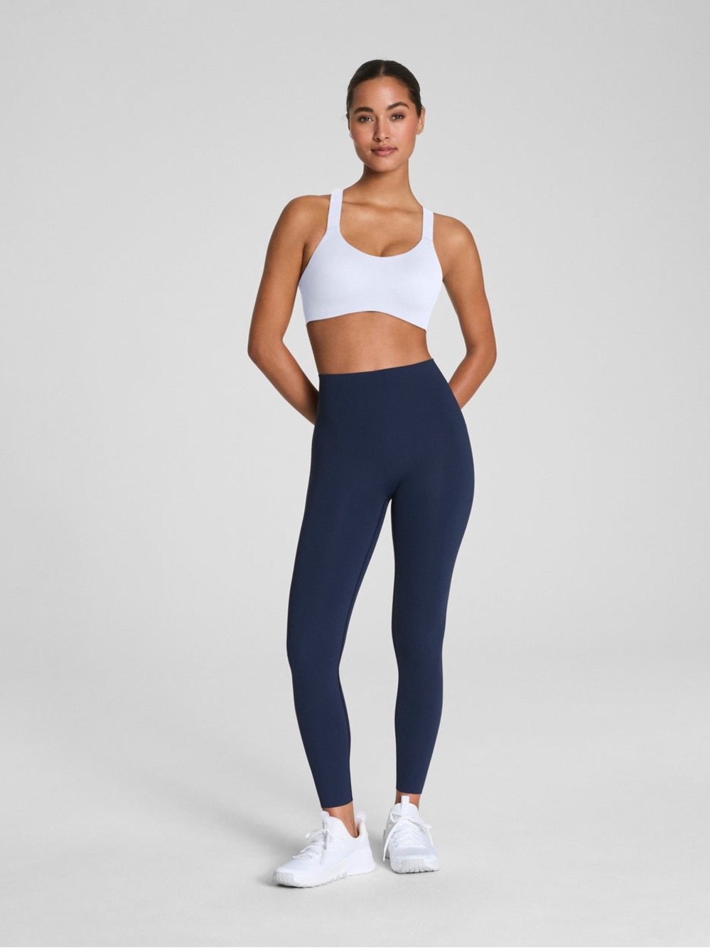 High-Waisted Navy Women's Leggings